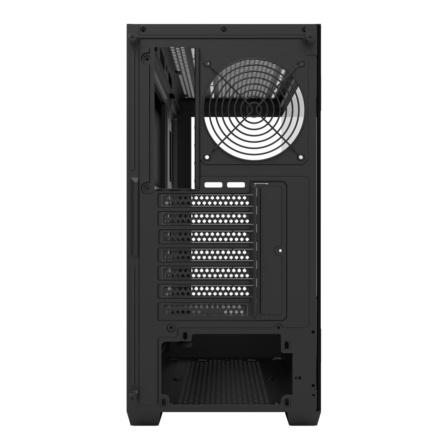 DarkFlash Computer PC Case ATX Gaming Tower without Fan (DS900)