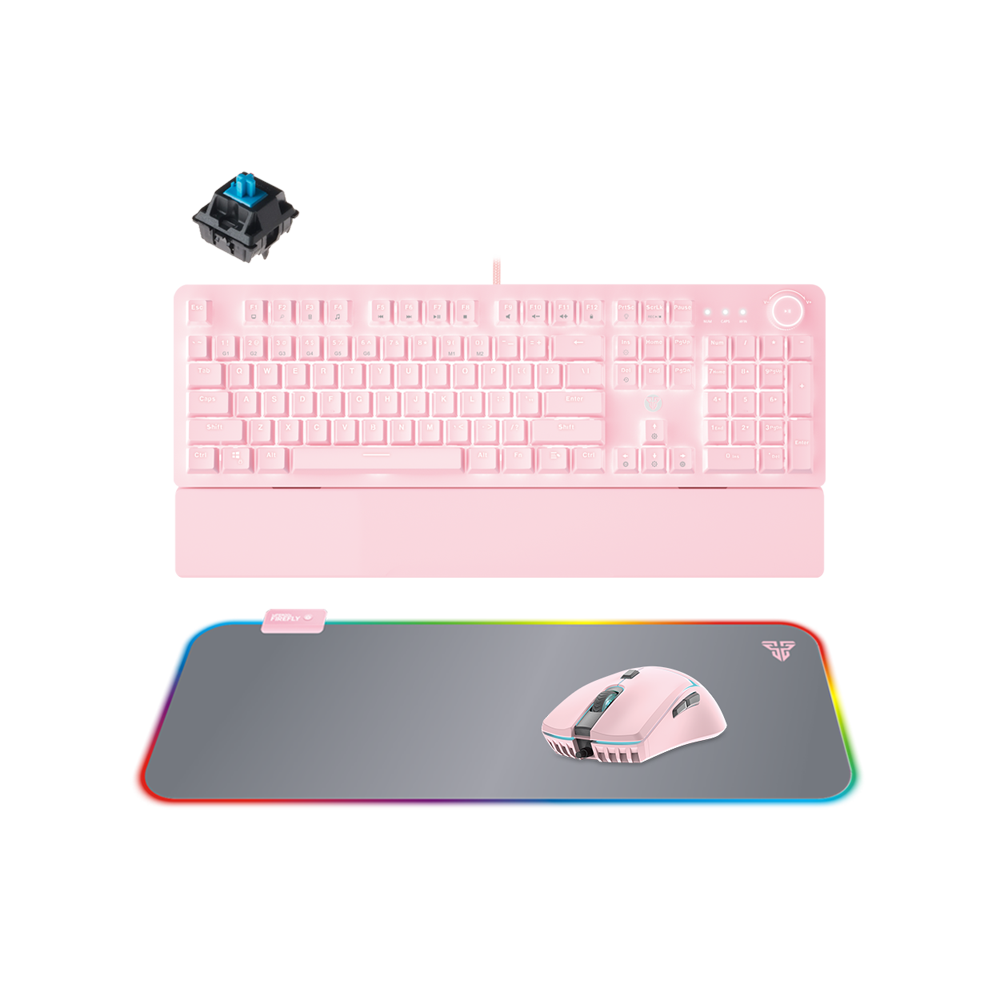 Fantech Sakura Edition Gaming 3-IN-1 Keyboard + Mouse +Mousepad Combo Set