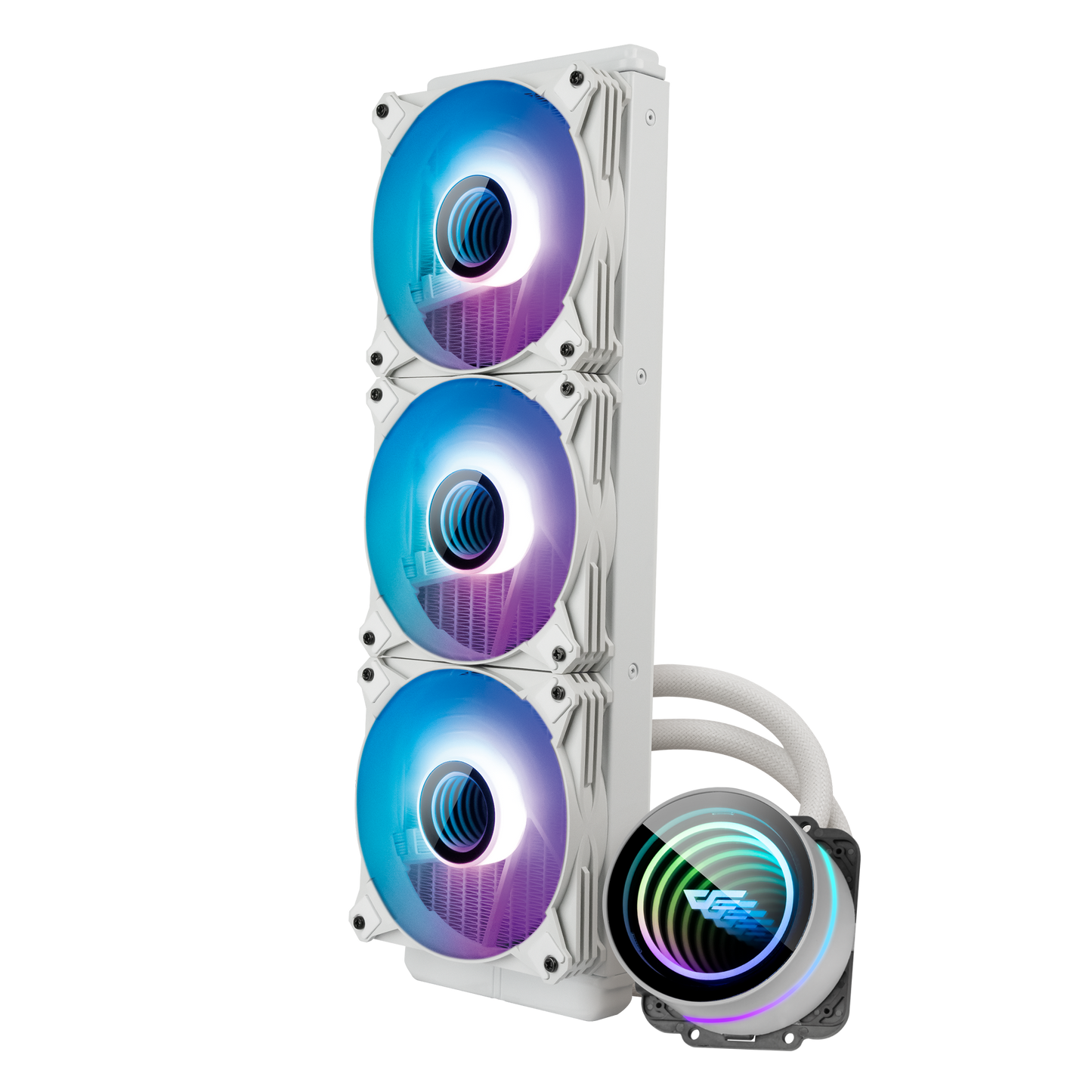 Darkflash DX-360 V2.6 ARGB 360mm Liquid CPU Cooler Support Intel LGA 1700/1200/1151/2011 AMD AM5/AM4//AM3+ White