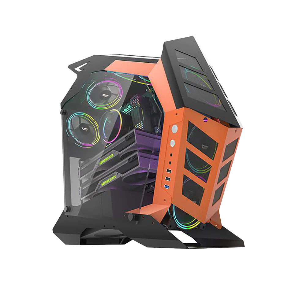 Is the DarkFlash Gaming PC Tempered Glass ATX Tower Computer Case (Kni ...