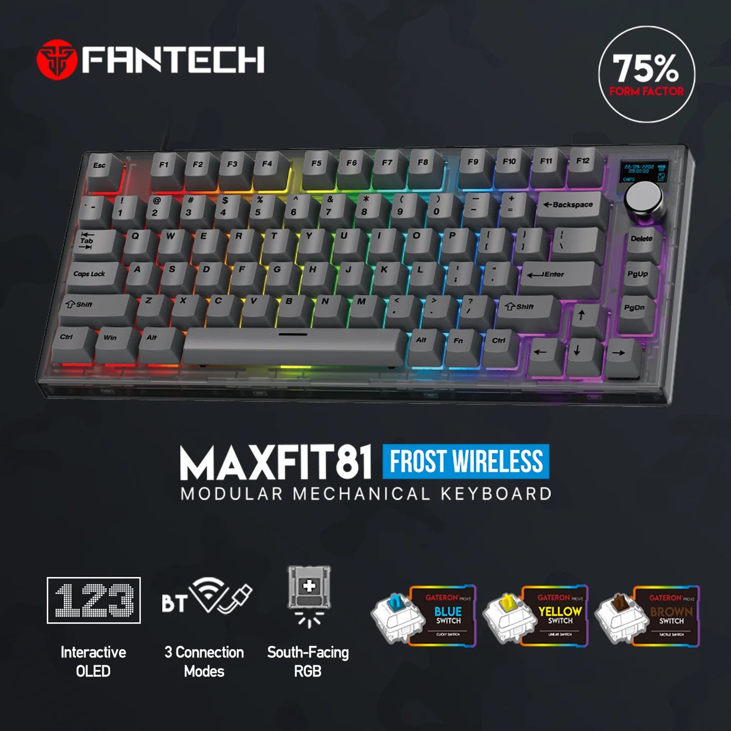 Unleash Your Performance with Fantech MK857 Mechanical Keyboard, Wonderful Performance on Gaming