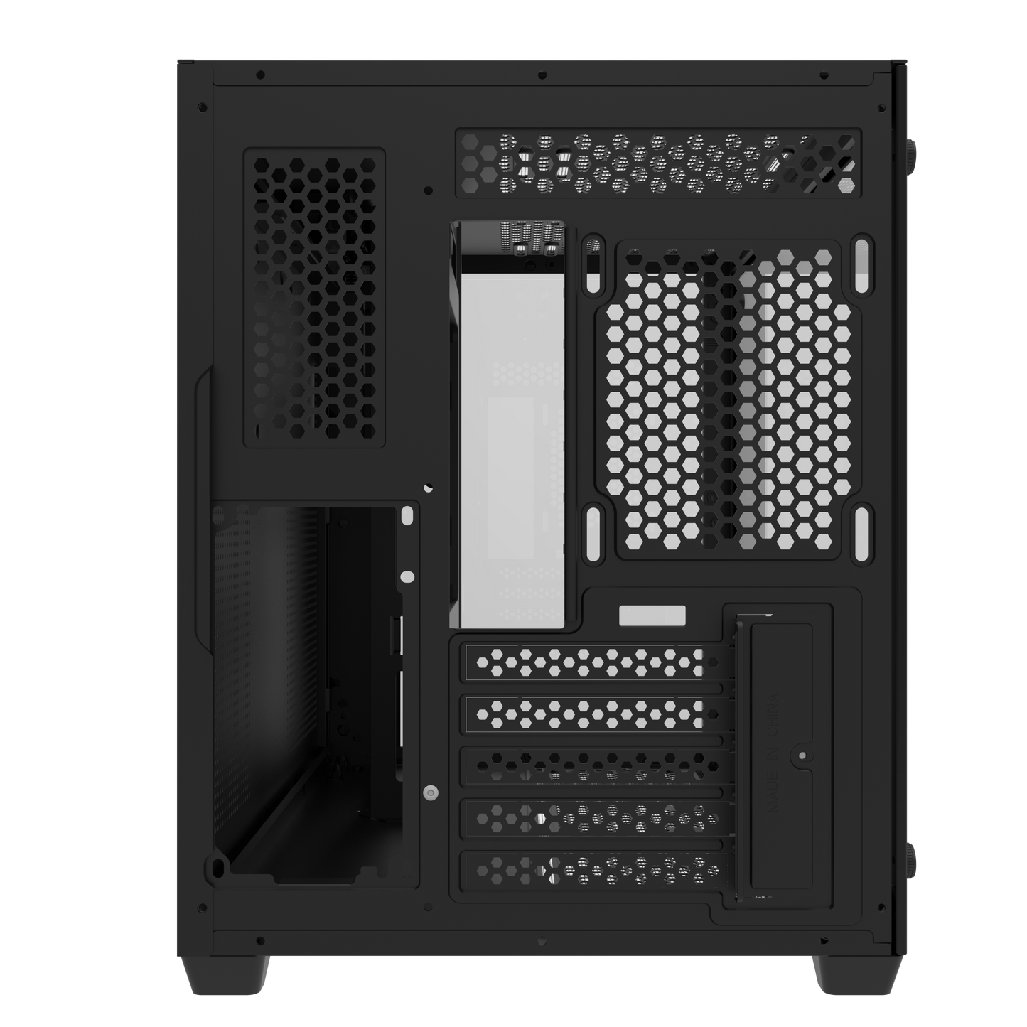 DarkFlash Computer PC CASE Mirco-ATX Tower Tempered Glass Panel without Fan (C285)