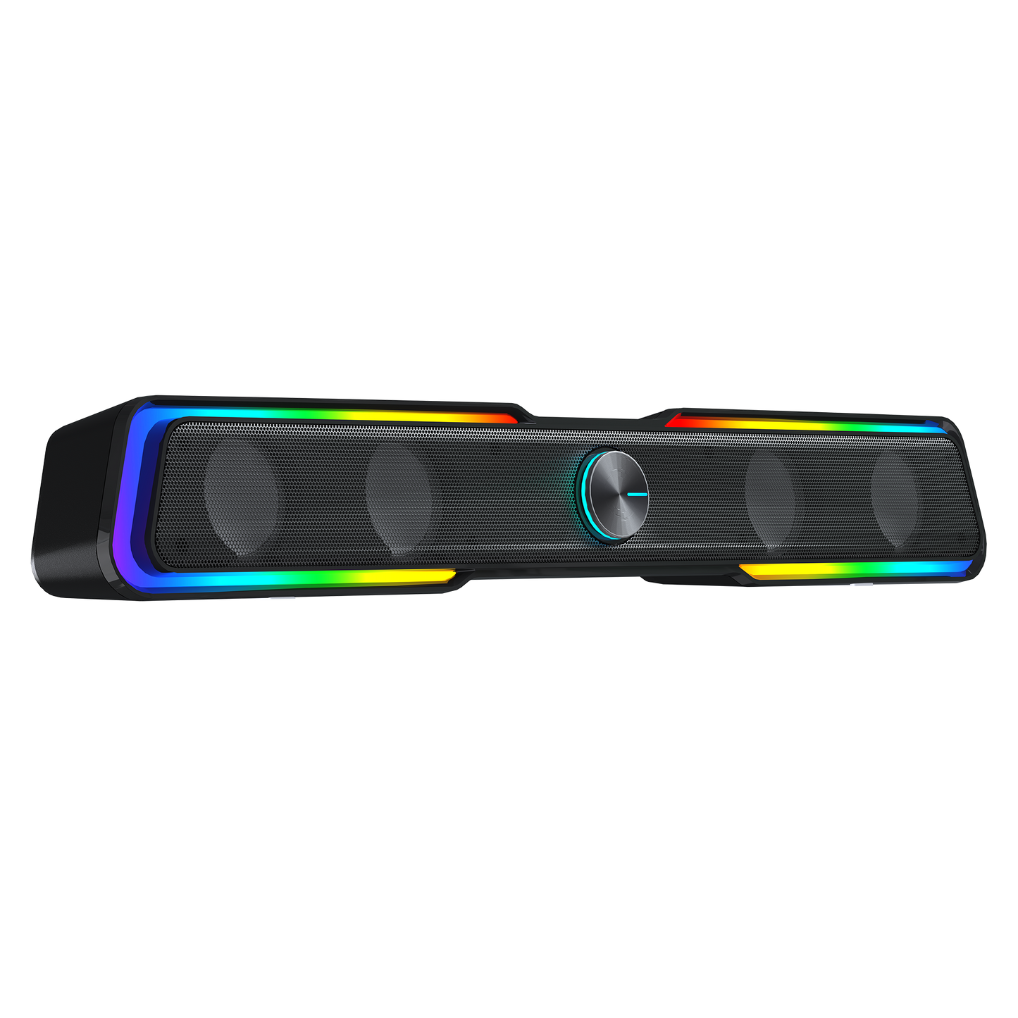 Fantech Bluetooth 5.3 Soundbar Dual mode RGB Lighting Gaming Speaker (GS305) (Black)