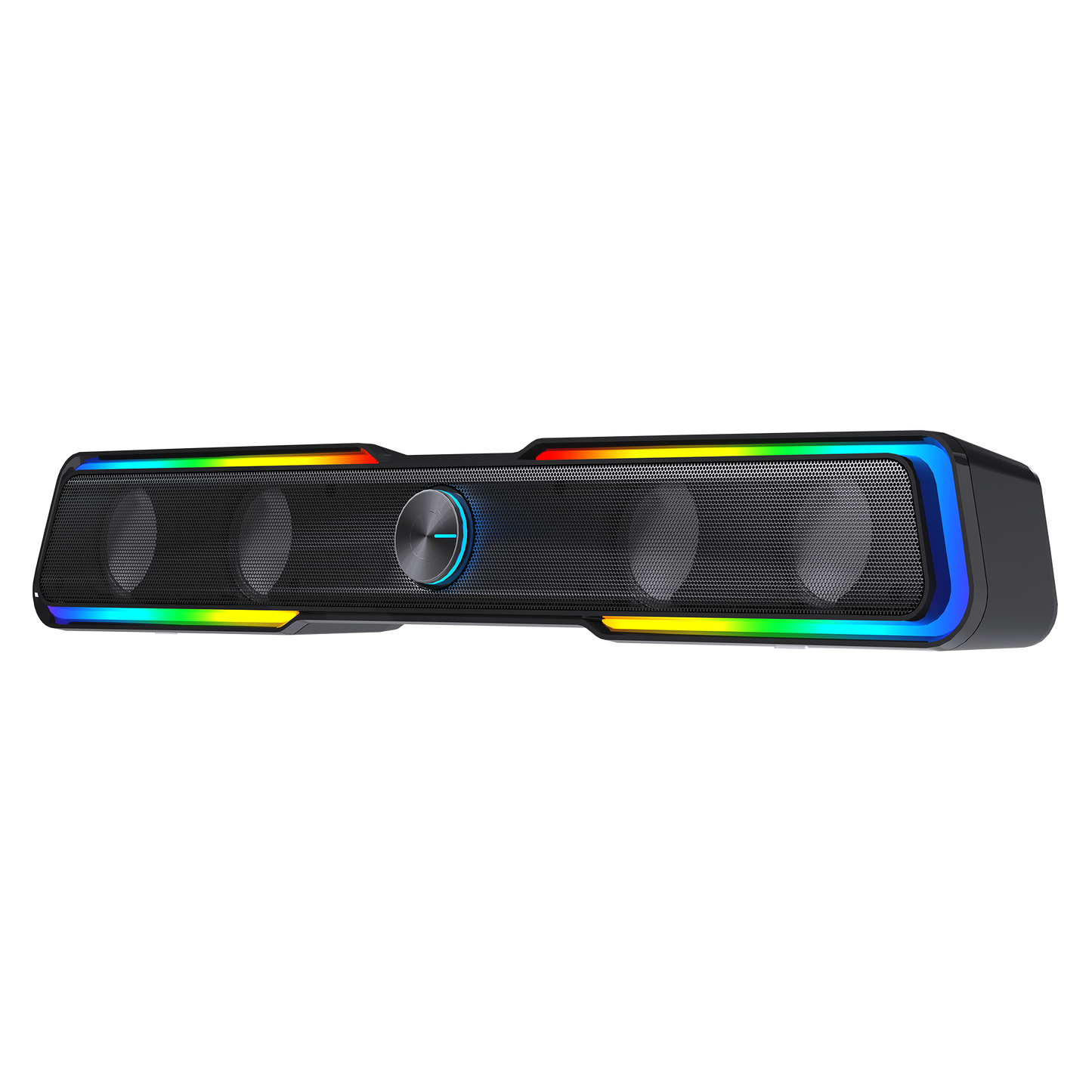 Fantech Bluetooth 5.3 Soundbar Dual mode RGB Lighting Gaming Speaker (GS305) (Black)