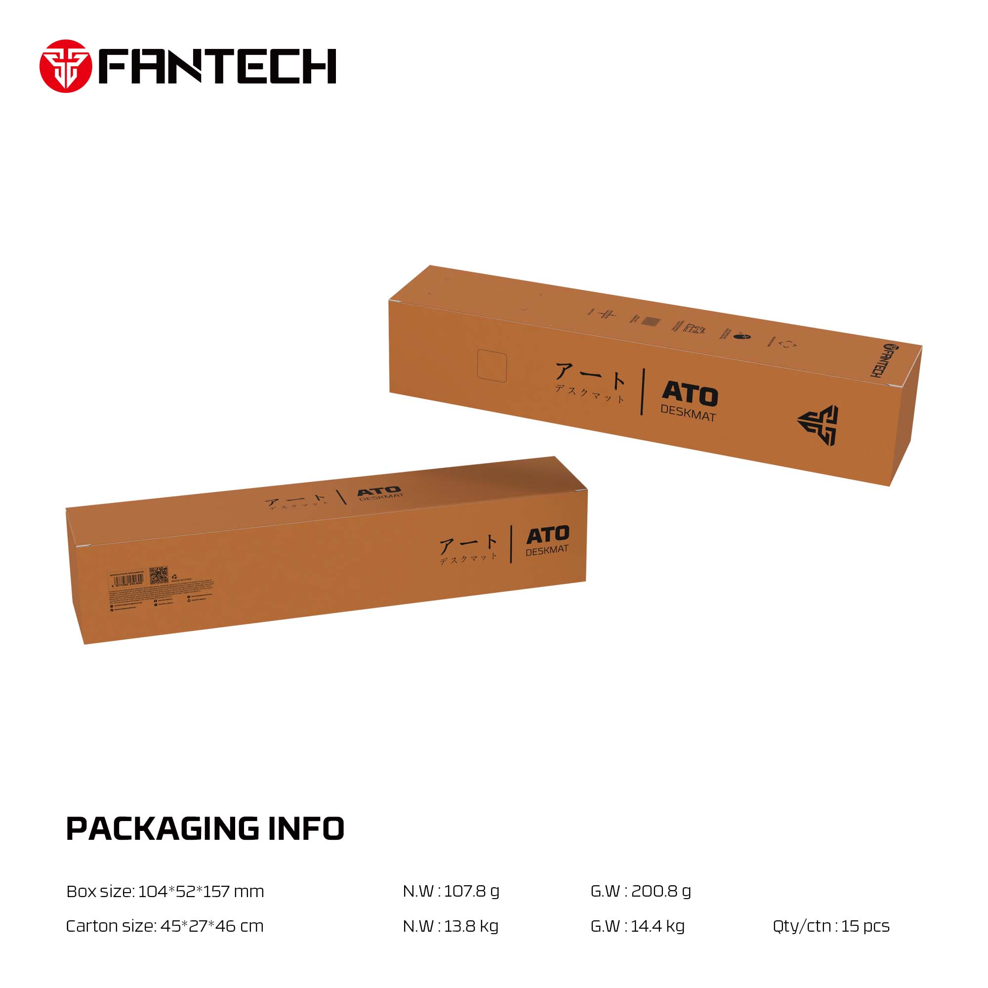 Fantech ATO MP905 DESK MAT 900x400x4mm