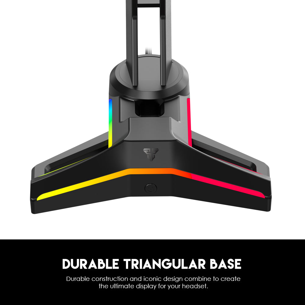 Fantech AC304 Pro RGB Headset Stand with USB Port (Black)