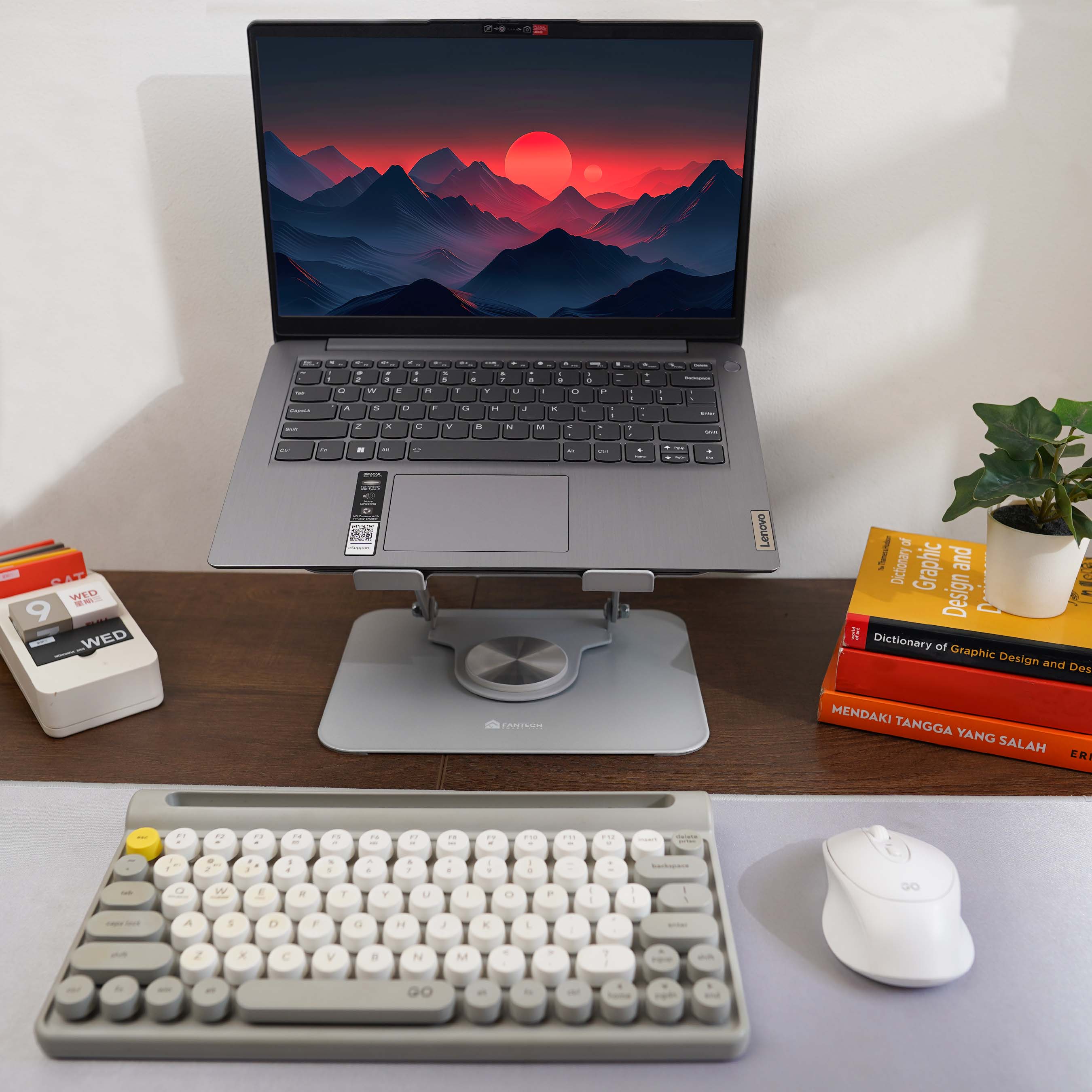 Fantech Note Book Stand with 360° Rotating Base (NS10)