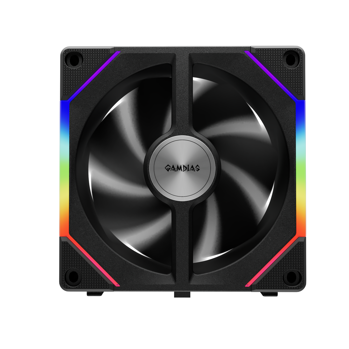 Gamdias AEOLUS P2 ARGB Computer Case Fan PWM 120mm Cooling Fan with Reverse Fan Blade