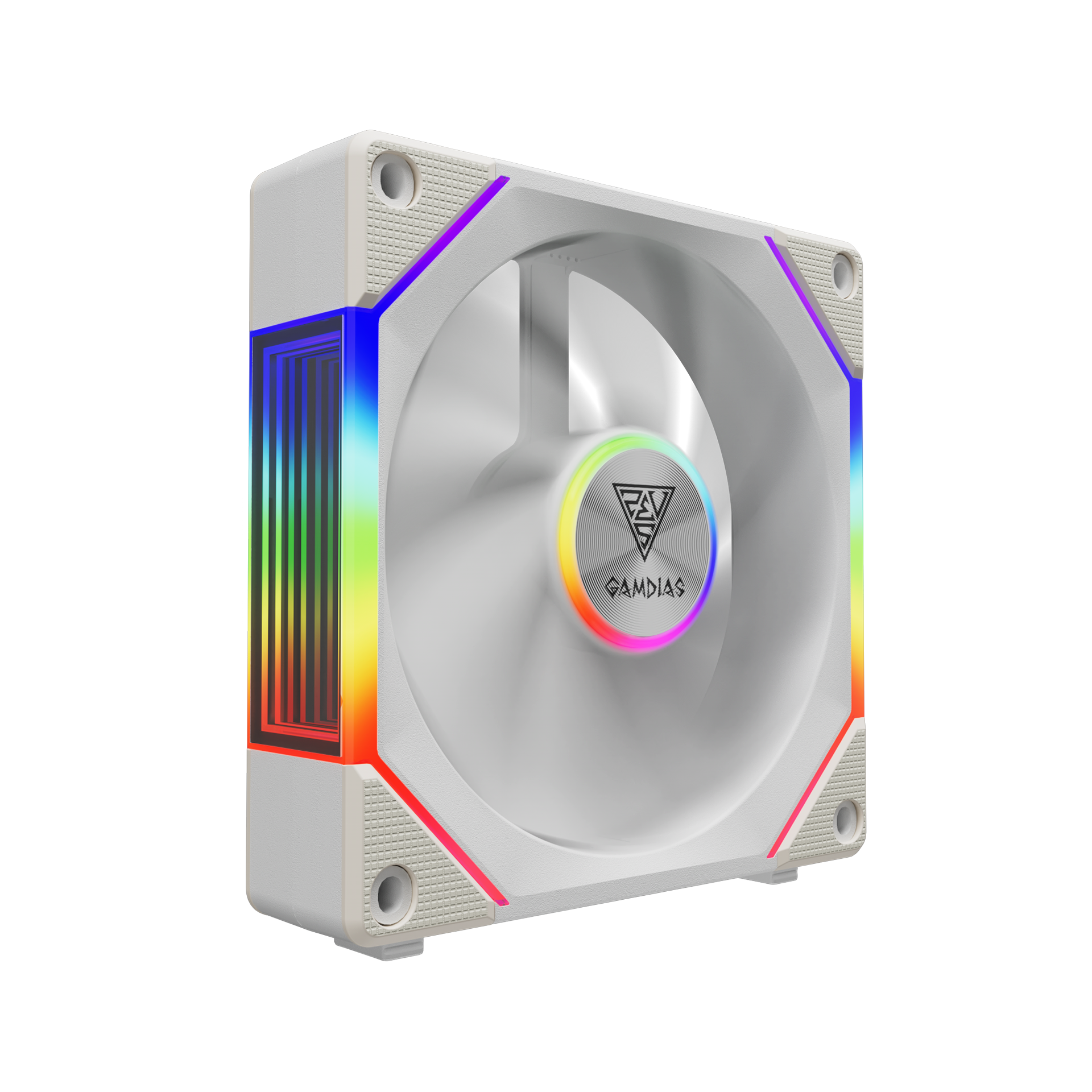 Gamdias AEOLUS P2 ARGB Computer Case Fan PWM 120mm Cooling Fan with Reverse Fan Blade