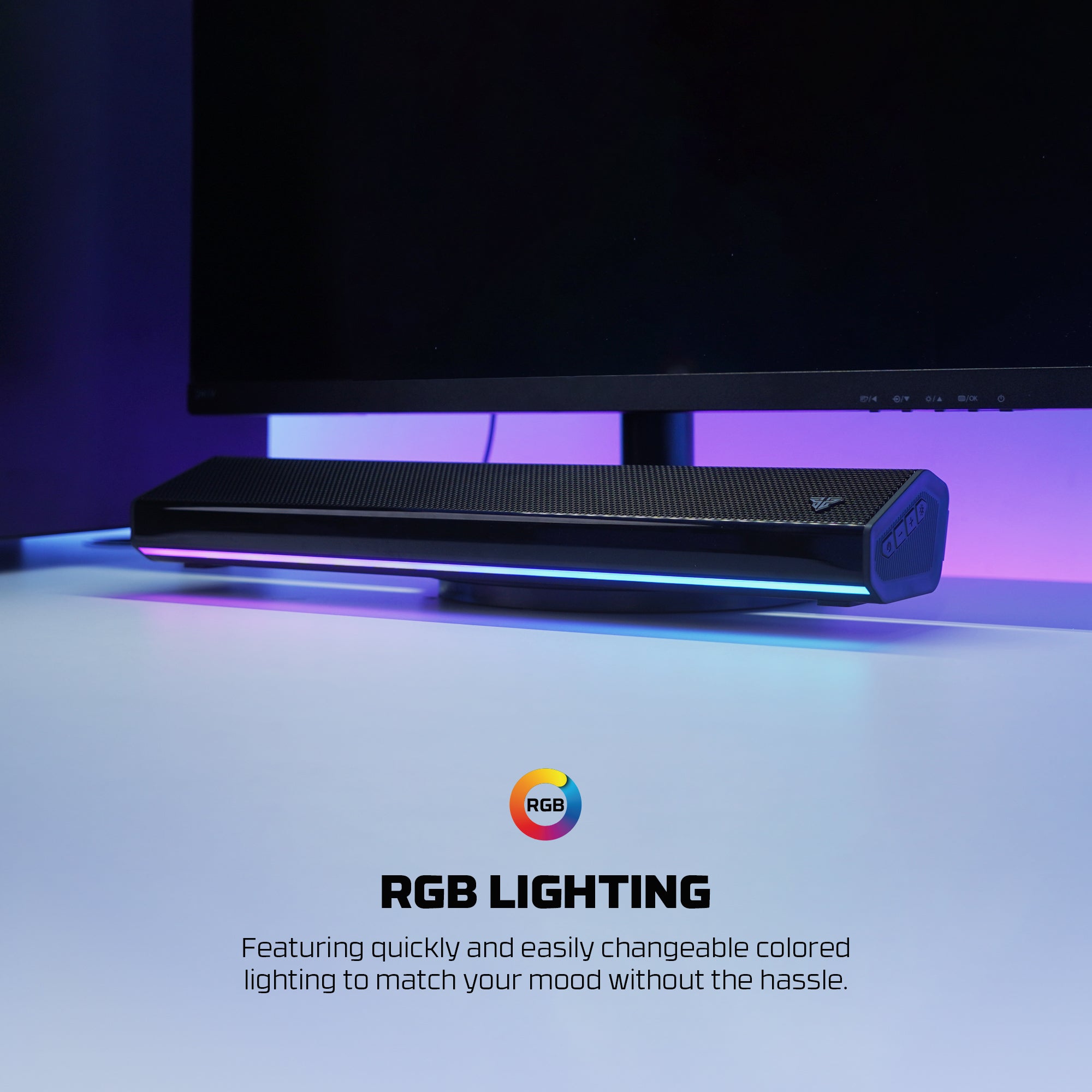 Fantech GROOVE BAR PRO Built in Microphone Portable RGB Wireless Gaming Speaker