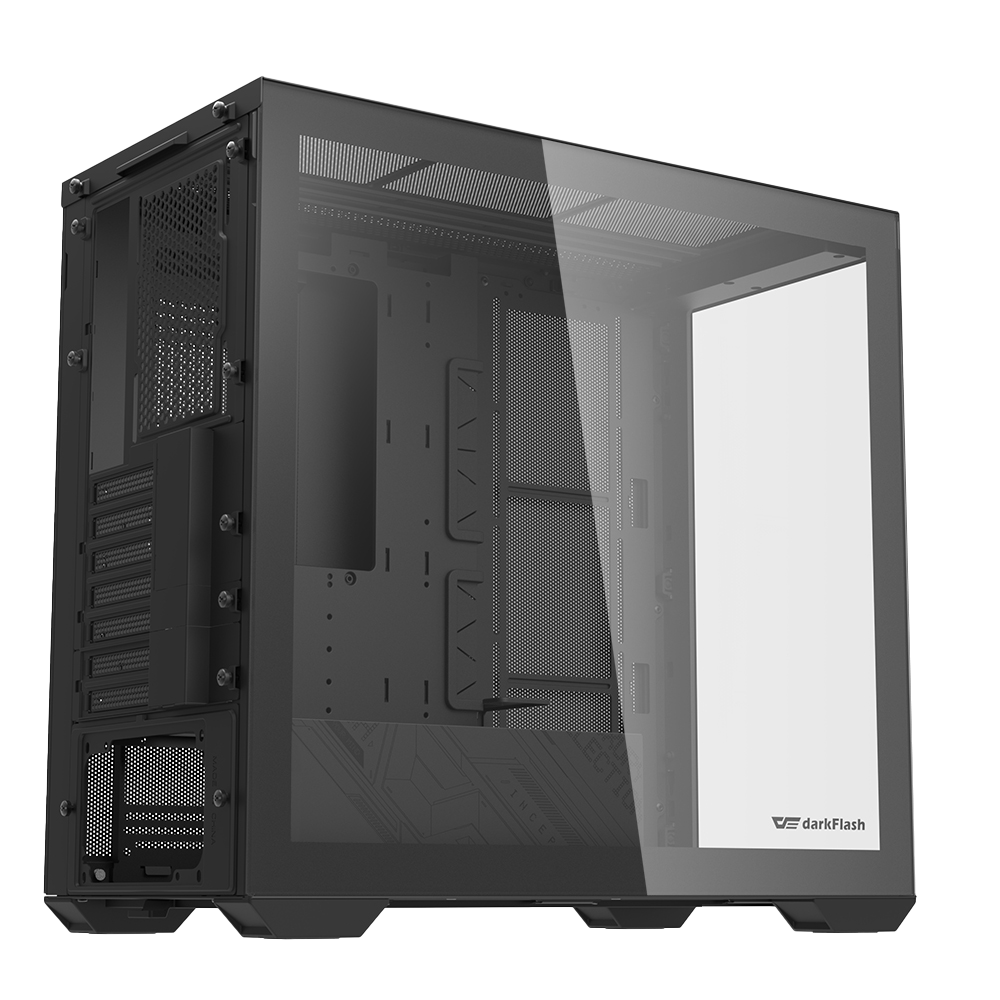 DarkFlash DLX4000 Glass Front Computer Case E-ATX PC Tower without Fan