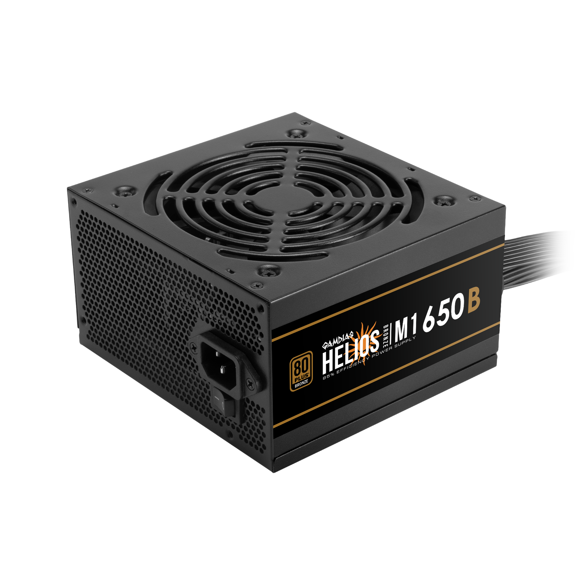 Gamdias PC Power Supply 650 / 750 Watts 80 Plus Bronze Computer PSU with Flat Cable