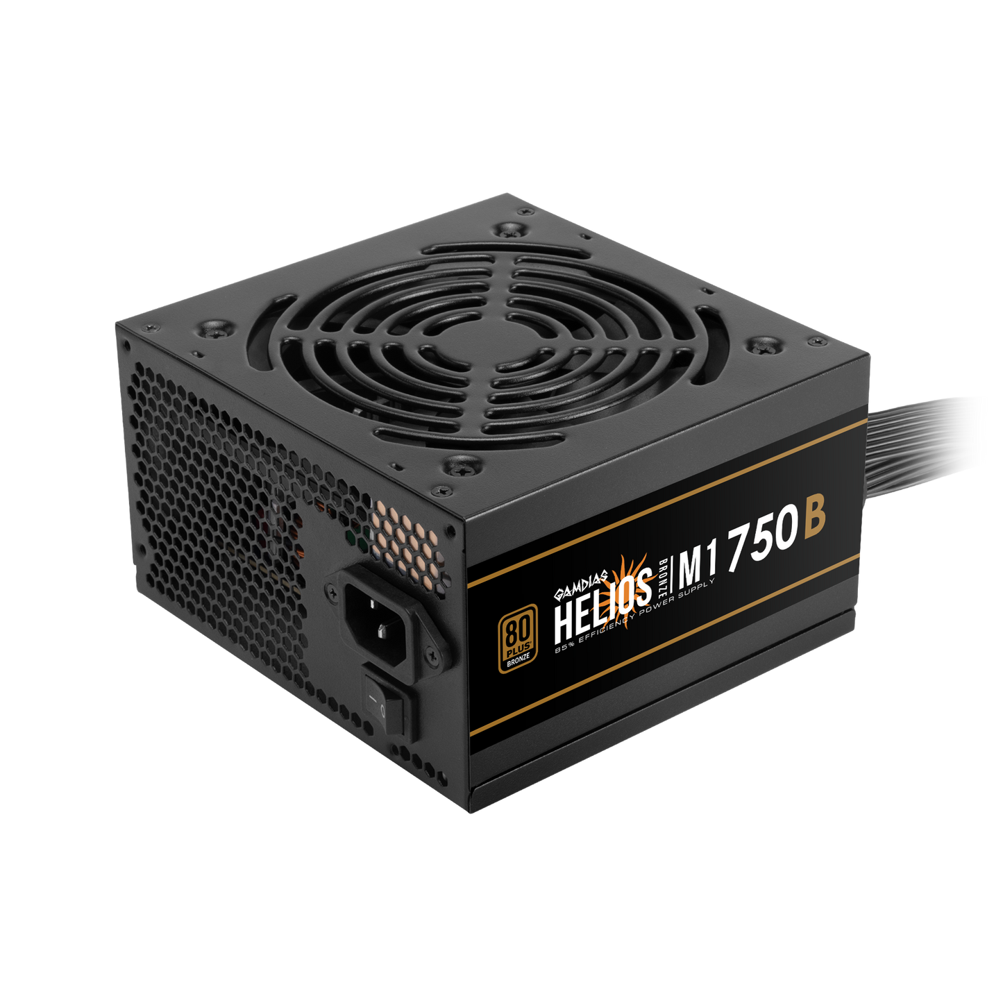 Gamdias HELIOS M1-750B PC Power Supply 750 Watts 80 PLUS Bronze Computer PSU Unit with Flat Cable