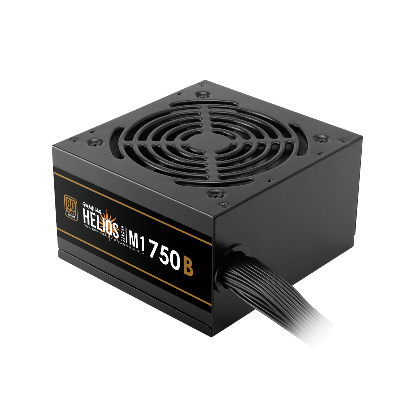 Gamdias HELIOS M1-750B PC Power Supply 750 Watts 80 PLUS Bronze Computer PSU Unit with Flat Cable