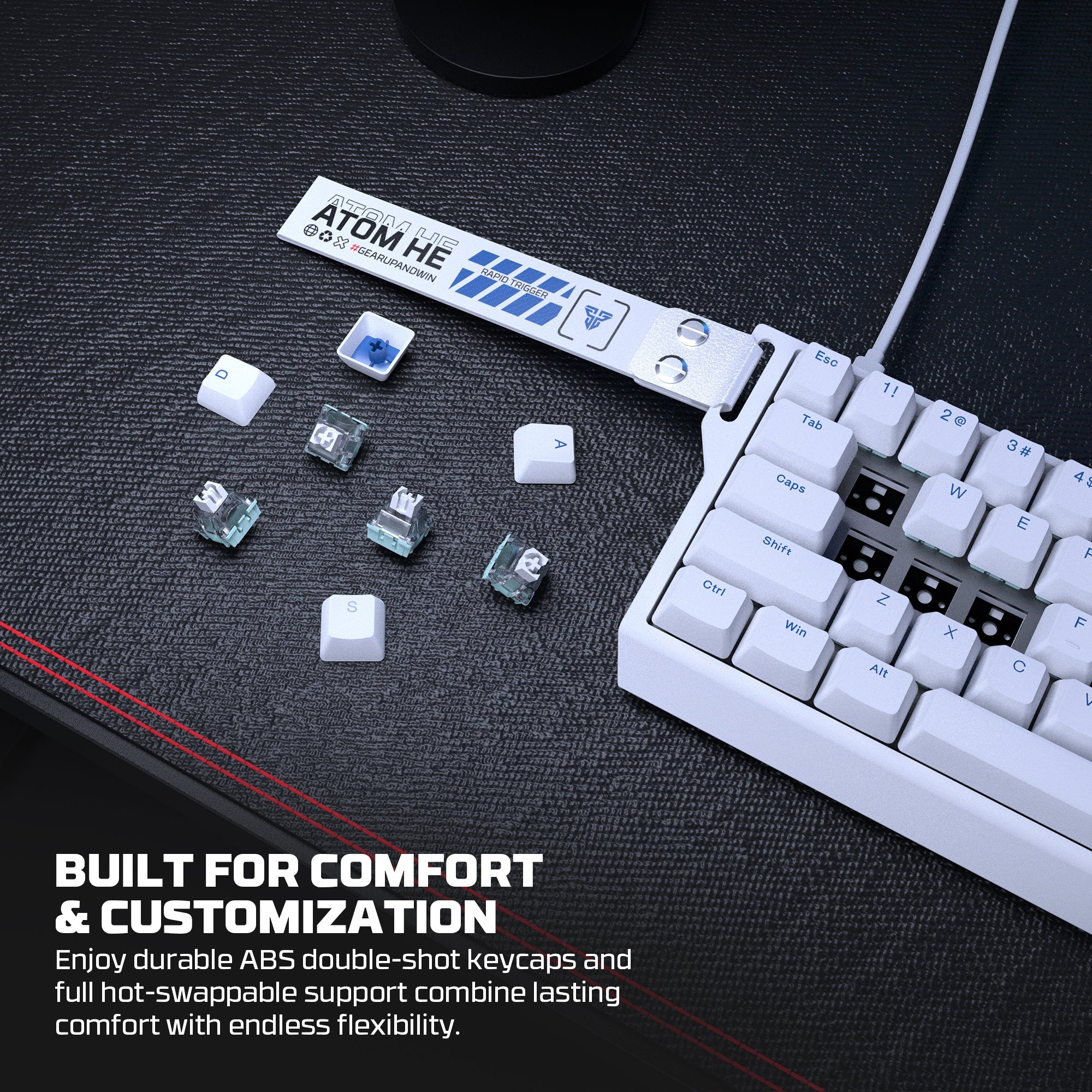 Fantech ATOM HE68 8K Wired Magnetic Keyboard