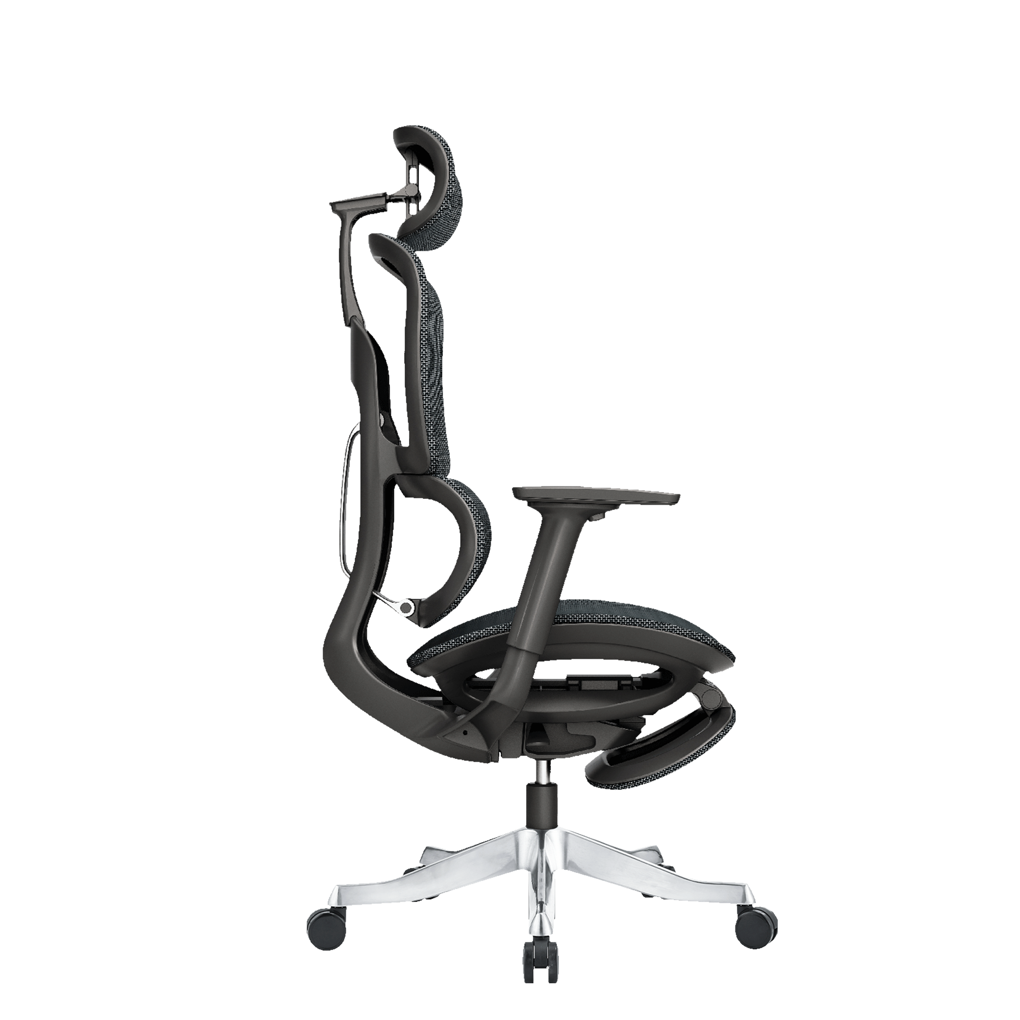 Fantech Ergonomic Office Chair Aluminum Base with Adjustable Leg Rest (OC3)