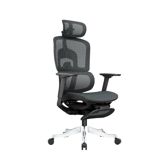 Fantech Ergonomic Office Chair Aluminum Base with Adjustable Leg Rest (OC3)