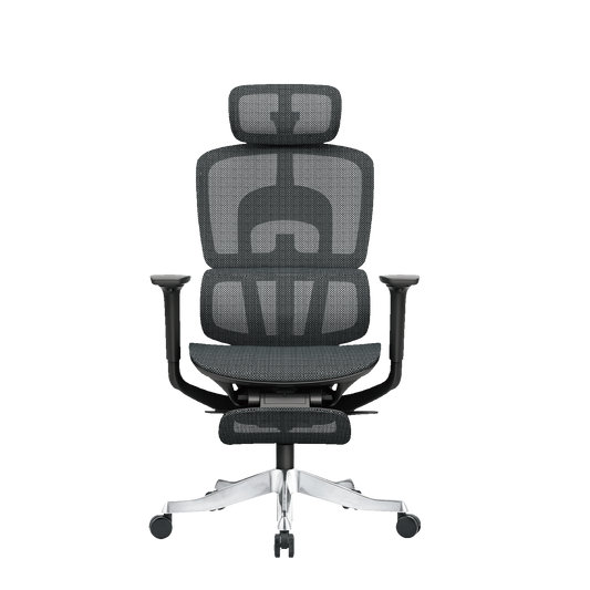 Fantech Ergonomic Office Chair Aluminum Base with Adjustable Leg Rest (OC3)