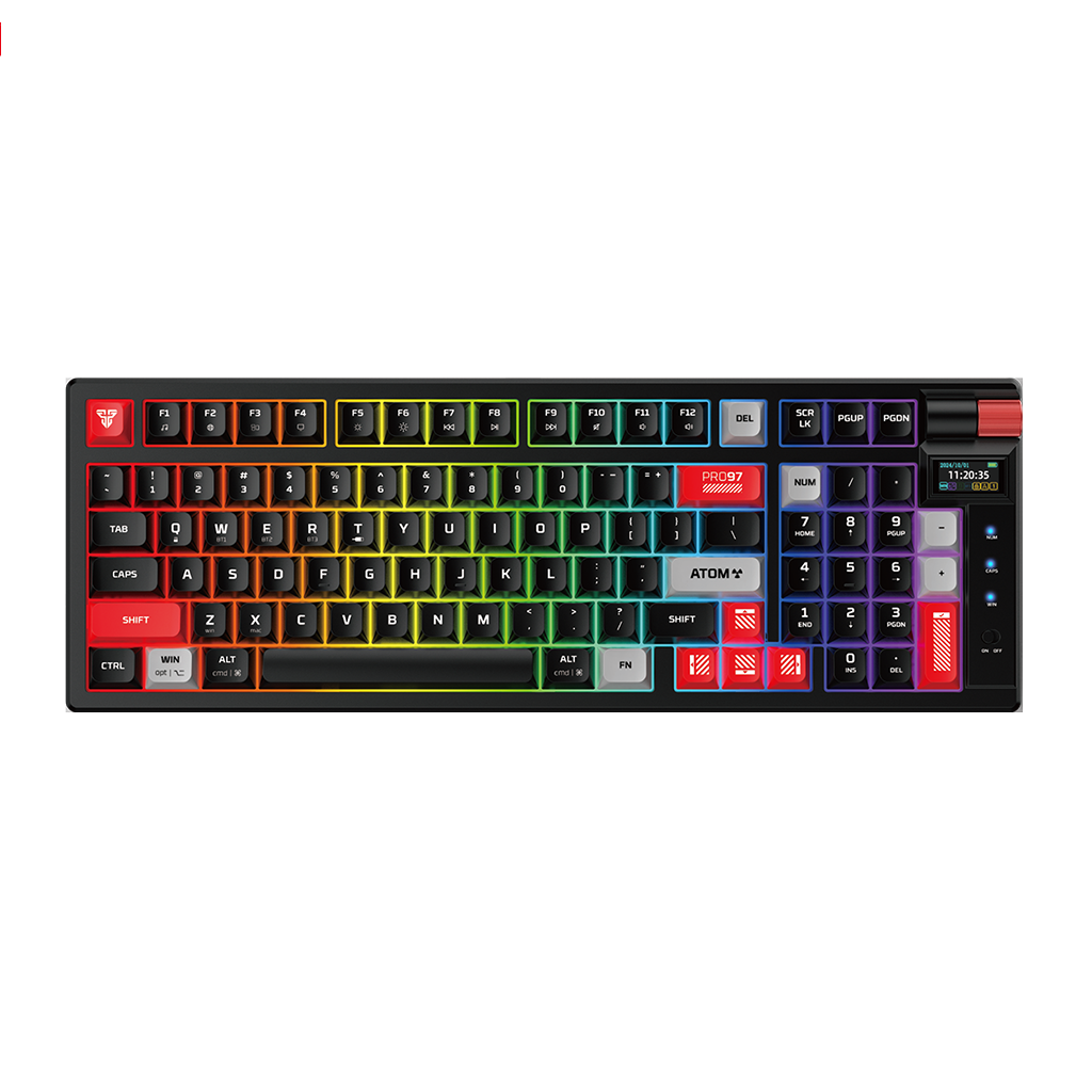 Fantech ATOM PRO Hot-Swap Wireless Mechanical Keyboard with Display Screen