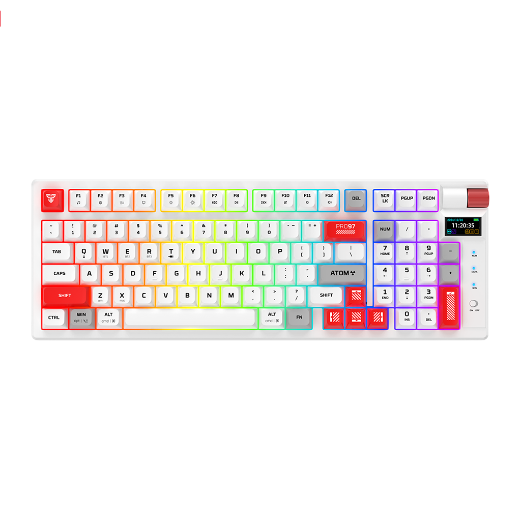 Fantech ATOM PRO Hot-Swap Wireless Mechanical Keyboard with Display Screen
