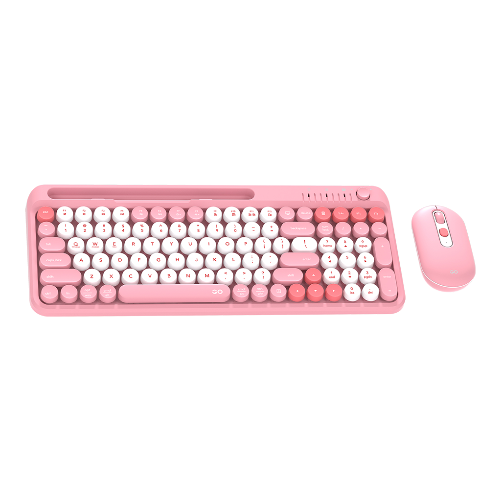 Fantech GO MOCHI101 95% Wireless Keyboard and Mouse Combo Computer Keyboard Set