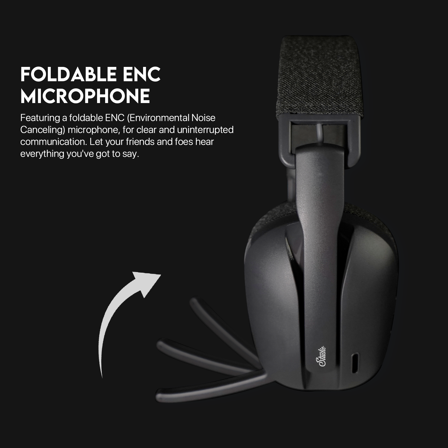 Fantech Studio WHG03 Mutli Platform Wireless Headset with Foldable Nosie Cancelling Mic