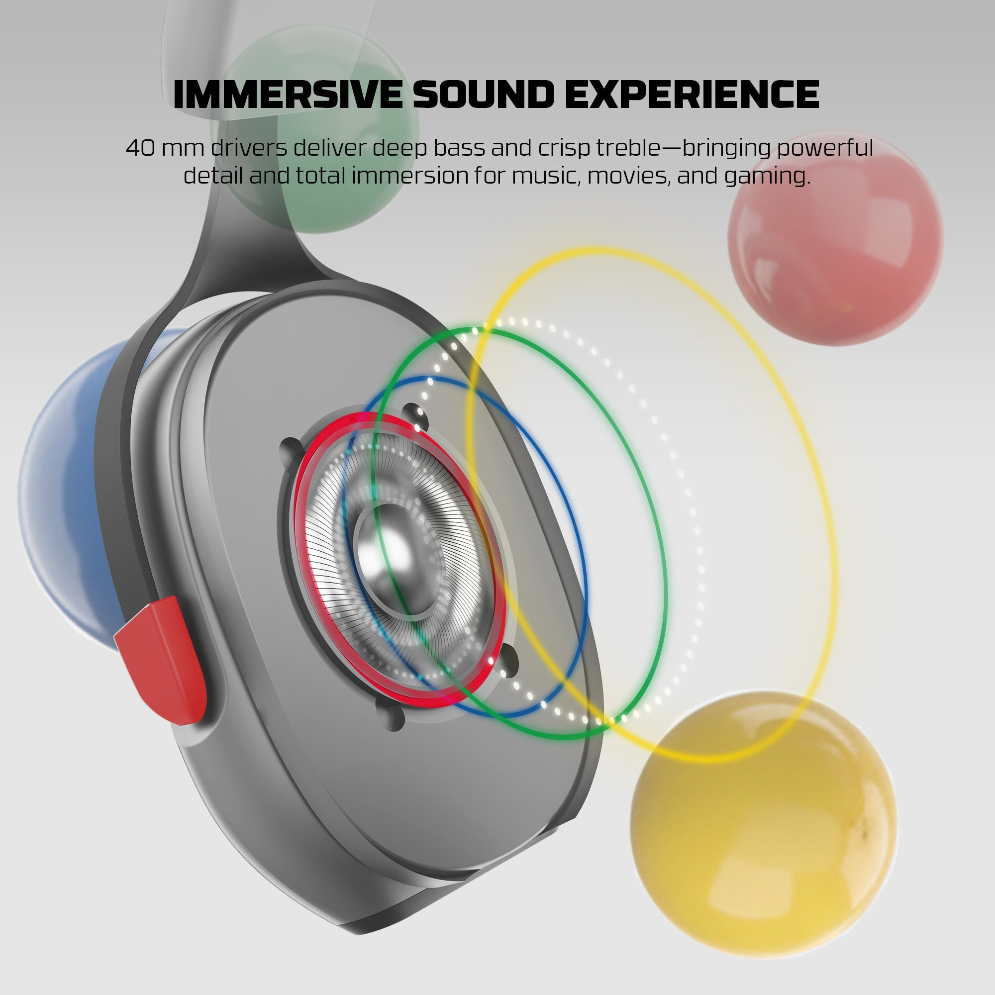 Fantech SUPER MAXFIT Wireless Bluetooth Wired Headset with Detachable Mic