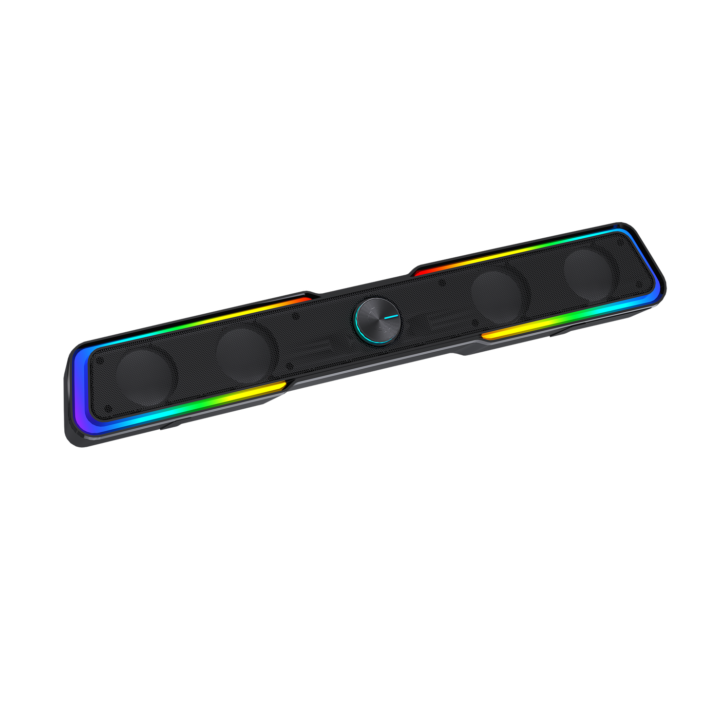 Fantech Bluetooth 5.3 Soundbar Dual mode RGB Lighting Gaming Speaker (GS305) (Black)