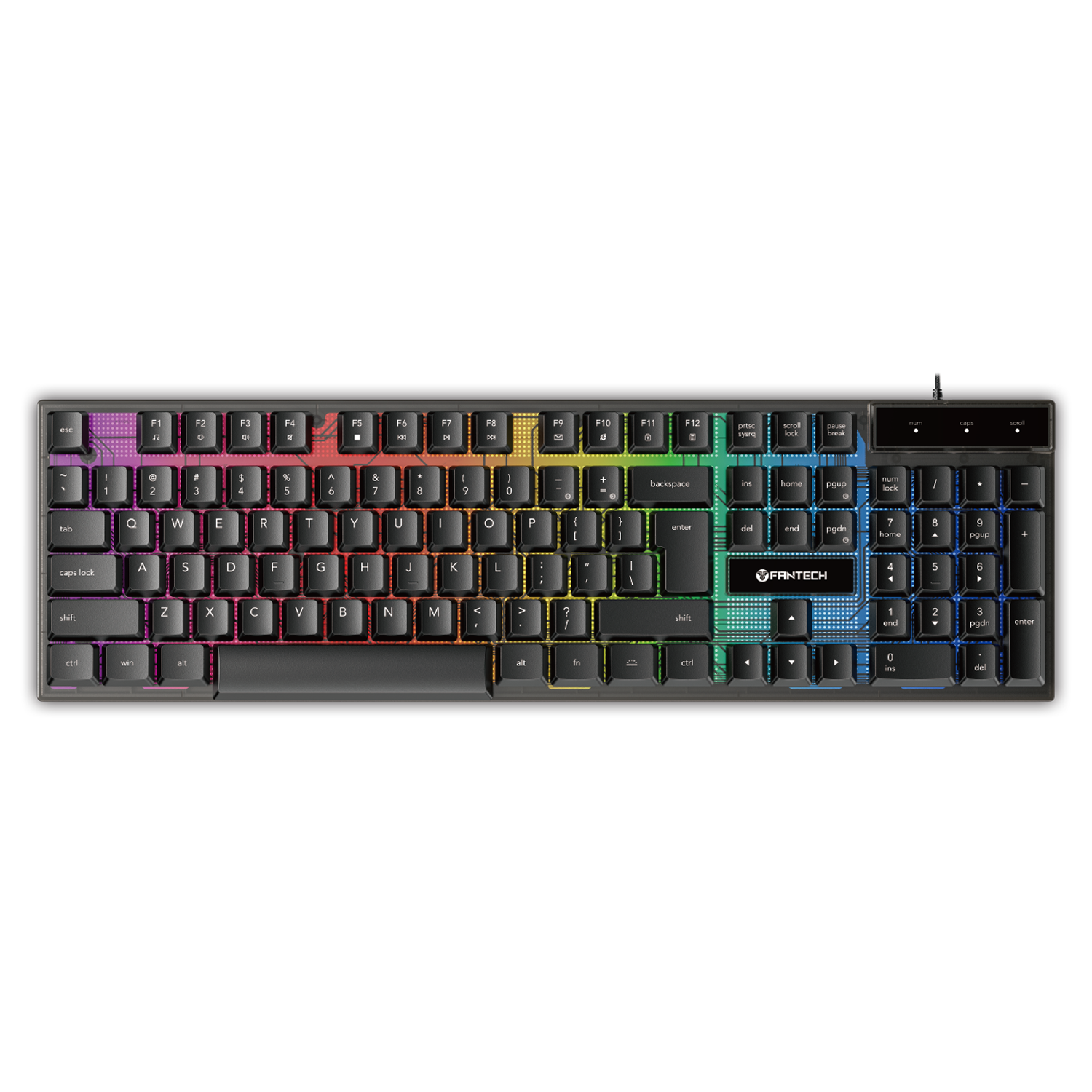 Fantech Keyboard Layout KEYBOARD – Fantech Australia