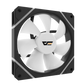 DarkFlash DM12F 3-Pack ARGB Computer Case Fan 120mm Cooling Fan with Remote Controller (Black)