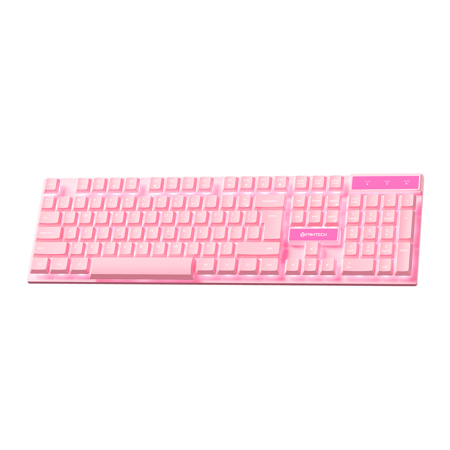 Fantech Gaming PC 5-in-1 Keyboard Combo with Mouse / Mousepad / Headset / Headset stand (P51) - Sakura (Pink)