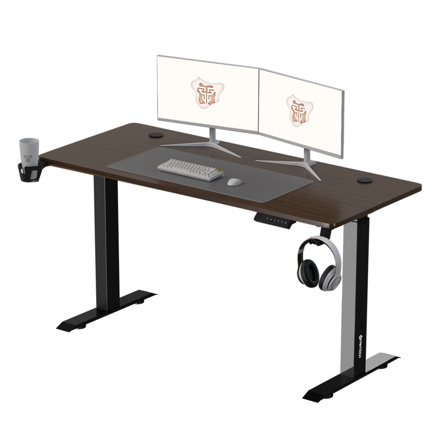 Fantech Office Desk Height Adjustable Motoriesd Electirc Stand Gaming Table (GD914)