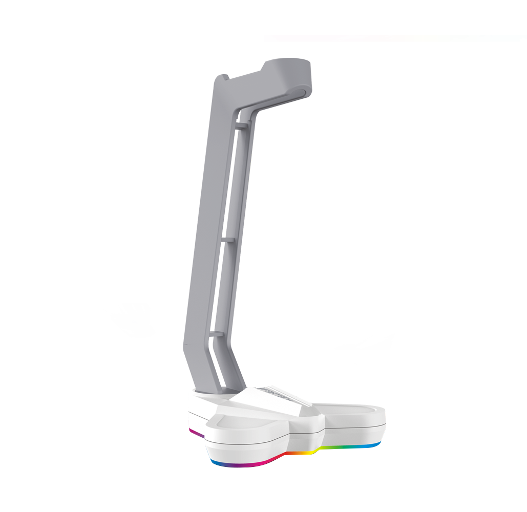 Computer Headphone stand, Headphone holder, Gaming headset stand, Headset stands, White Headphone stand, Head phone stand, RGB headphone stand