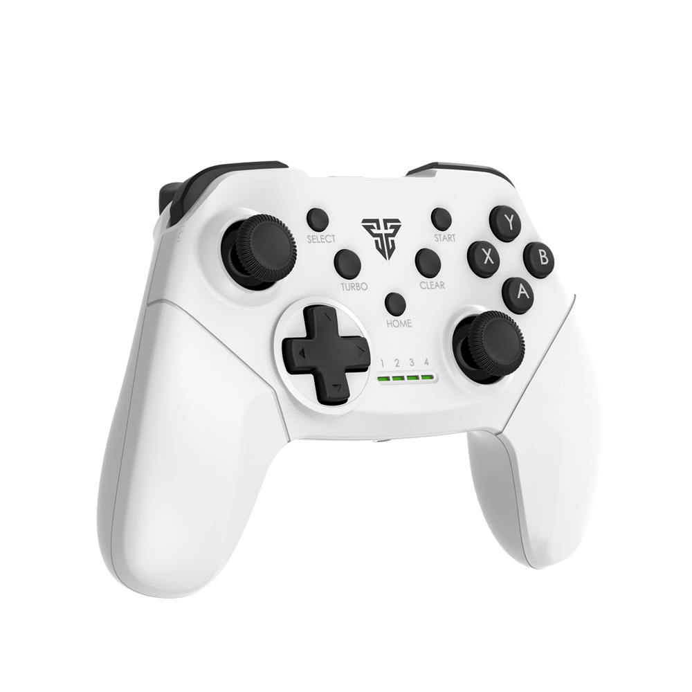 Fantech Wireless Gamepad Gaming PC / PS3 Controller Vibration Turbo Mode - White (SHOOTER II WGP13)