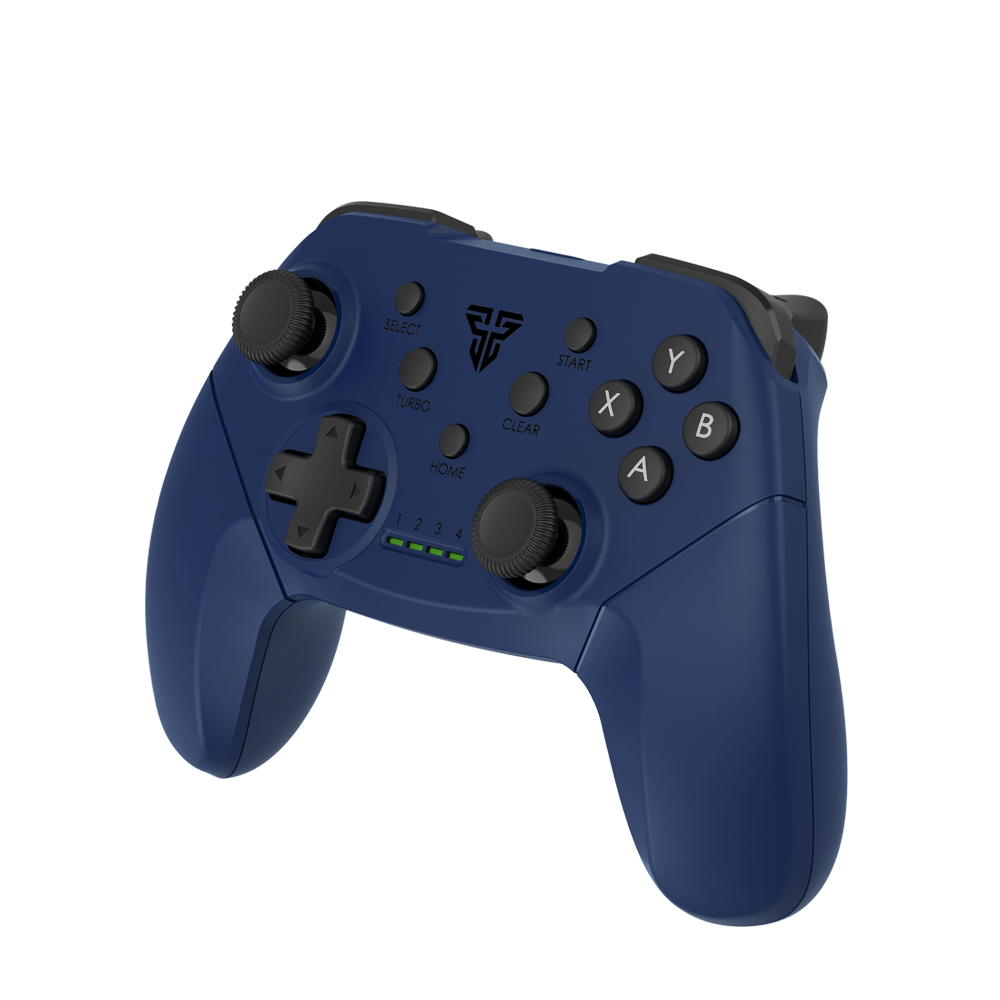 Fantech Wireless Gaming Gamepad PC / PS3 Controller Vibration Turbo Mode - Blue (SHOOTER II WGP13)