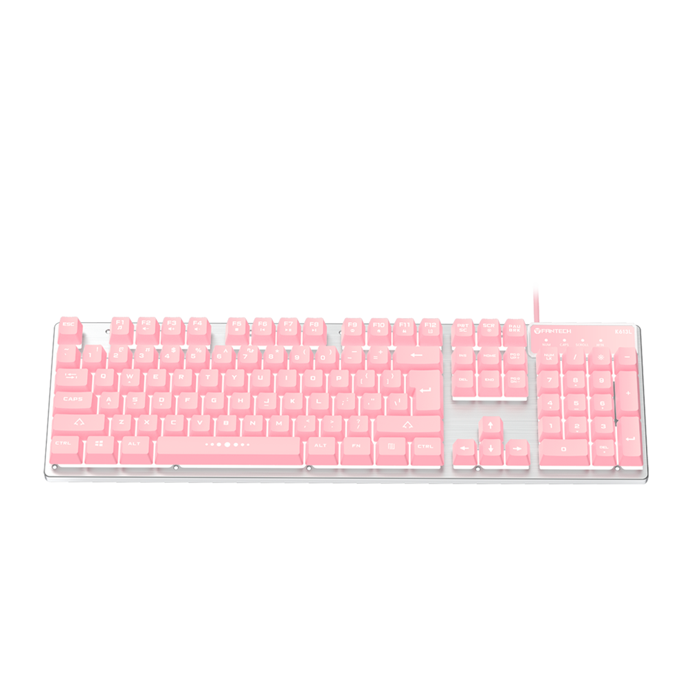 Fantech K613L Gaming PC Keyboard-Pink