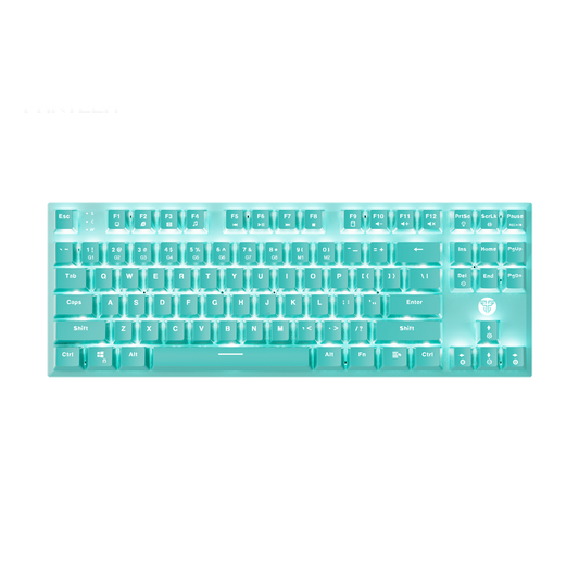 Fantech MK856 Gaming PC Mechanical Keyboard White LED Backlit Computer Keyboard-Mint