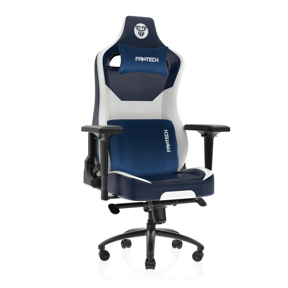  Fantech Leather gaming Chair, Gaming chair recliner, Luxury Office chair, Leather gaming chair, office chair, Gaming Chair, Blue gaming chair