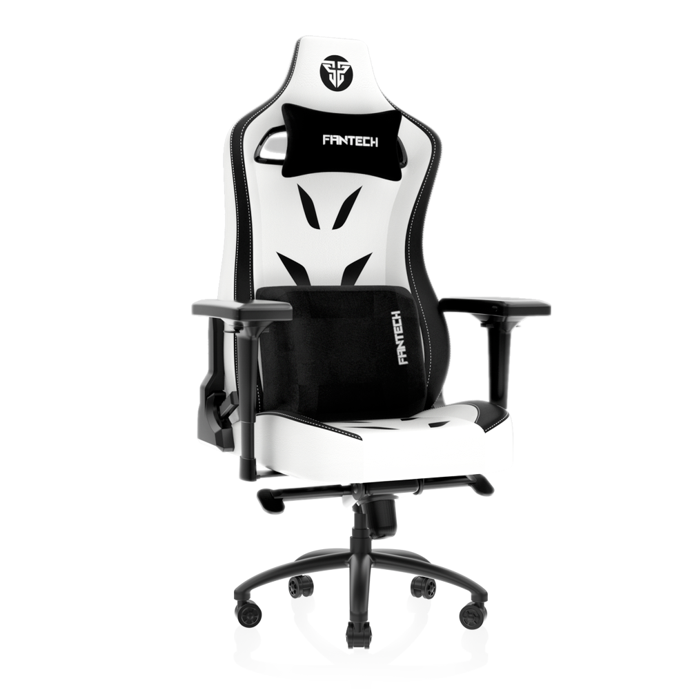  Fantech Leather gaming Chair, Gaming chair recliner, Luxury Office chair, Leather gaming chair, office chair, Gaming Chair, White gaming chair