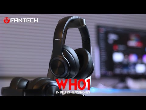 Fantech Bluetooth Headphone Foldable Wireless Headset Black WH01