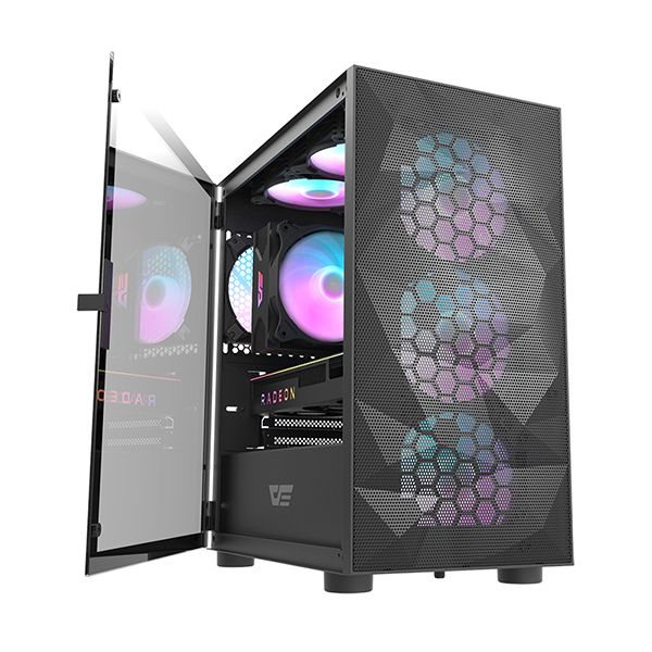 CPU Case, PC Case, matx case, mini atx case, matx cases, e atx cases, eatx cases, Black CPU case