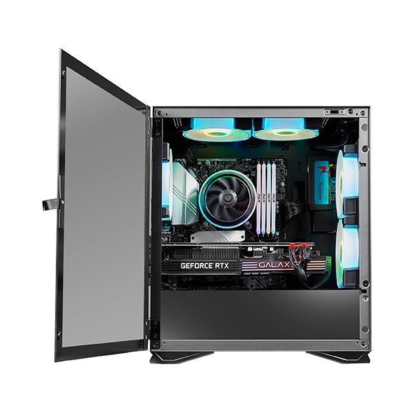 CPU Case, PC Case, matx case, mini atx case, matx cases, e atx cases, eatx cases, Black CPU case