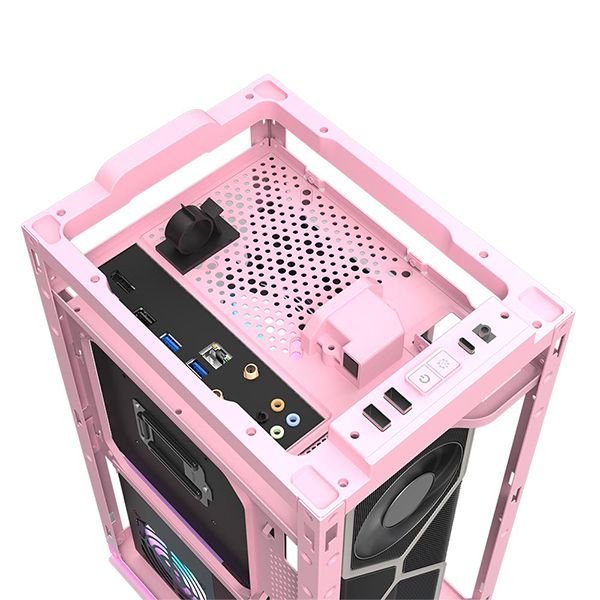 CPU Case, PC Case, matx case, mini atx case, matx cases, e atx cases, eatx cases, Pink CPU case